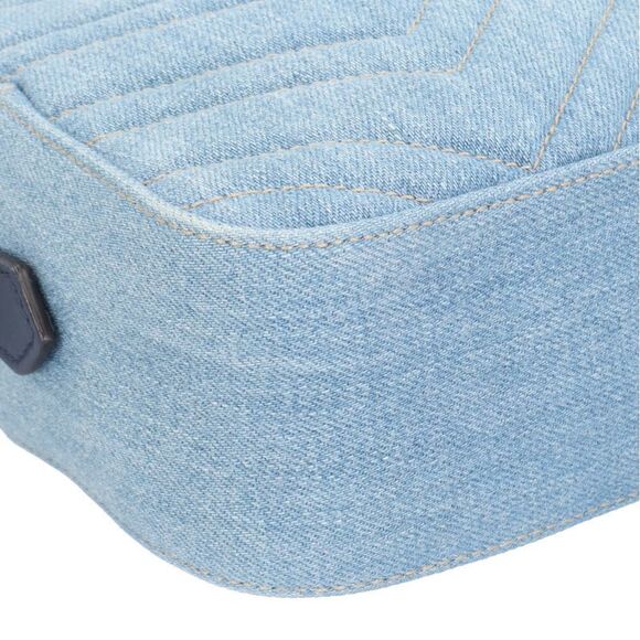 Gucci Ggmarmont Shoulder Bag Denim 447632 Blue Ladies Gucci Used Gucci - Picture 7 of 10